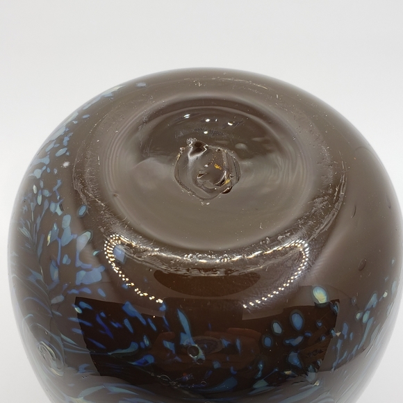 Art Glass Handcrafted Artisan Blown Vase - Picture 6 of 7